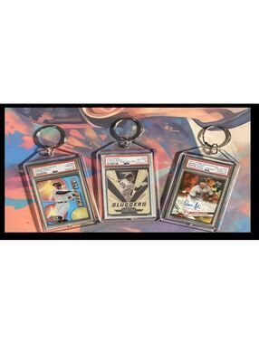 3139B Aaron Judge  3 Pack Bundle 3 Different Custom Novelty Keychains